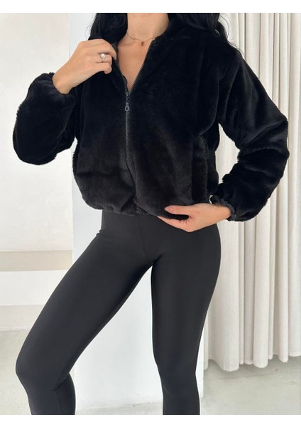 Kadın Fermuarlı Astarlı Rabbit Bomber Mont fiyatları