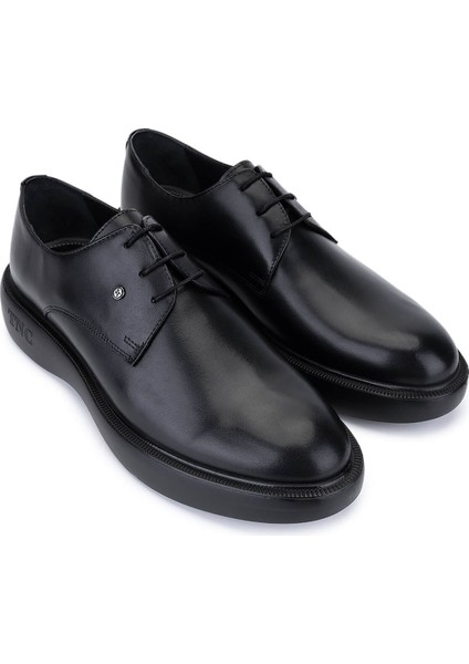Erkek Hakiki Deri Siyah Casual Ayakkabı 222 70914 Erk Ayk SK25-26 Sıyah Dr fiyatları