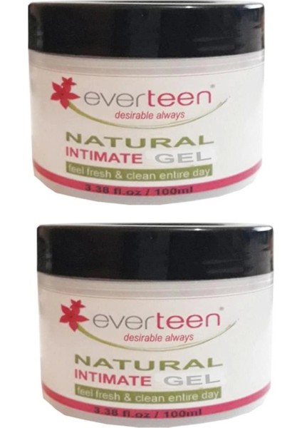 Everteen Kadınlara Özel Doğal Genital Temizleyici Jeli 100 ml 2 Adet