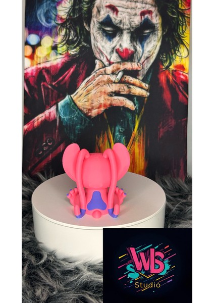 Angel Stitch (624) Figürü | Pembe Stitch Koleksiyonluk Heykel | Organik | 6,5 cm fırsatları