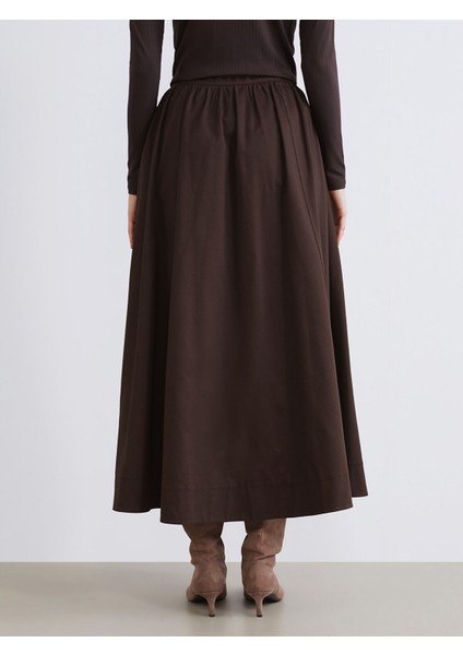 Yeni Sezon Beli Fermuarlı Kloş Etek fırsatları