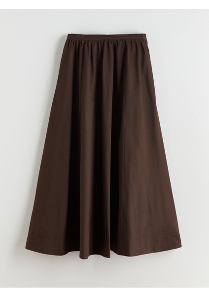 Yeni Sezon Beli Fermuarlı Kloş Etek indirimleri