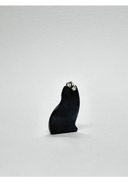 Şungit Doğaltaş Kolye Ucu Kedi indirimleri