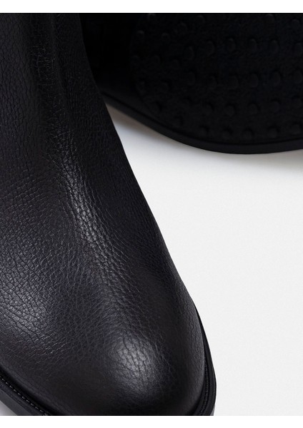 Ayakkabı Siyah Hakiki Floater Deri El Yapımı Chelsea Erkek Bot fırsatları