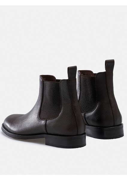 Ayakkabı Kahverengi Hakiki Floater Deri El Yapımı Chelsea Erkek Bot fiyatları