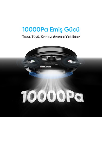 Katya V Akıllı Robot Süpürge 10000PA Güçlü Emiş Gücü 6400MAH Yüksek Batarya modelleri