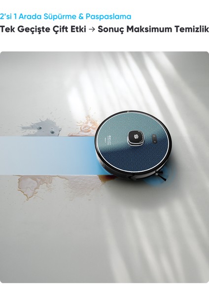 Katya V Akıllı Robot Süpürge 10000PA Güçlü Emiş Gücü 6400MAH Yüksek Batarya