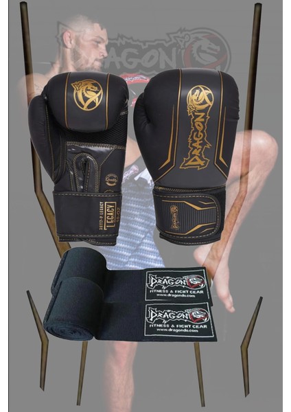 Legacy Kick Boks Eldiveni Boks Eldiveni Muay Thai Müsabaka Antreman Dragon Boks Eldiveni2'li Set