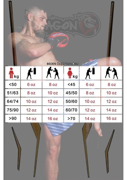 Legacy Kick Boks Eldiveni Boks Eldiveni Muay Thai Müsabaka Antreman Dragon Boks Eldiveni2'li Set fırsatları