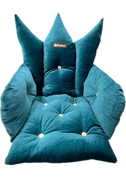 Kral Taç Model- Kedi Yatak - Köpek Yatak - Kadife Yatak - Kendinden Minderli fırsatları