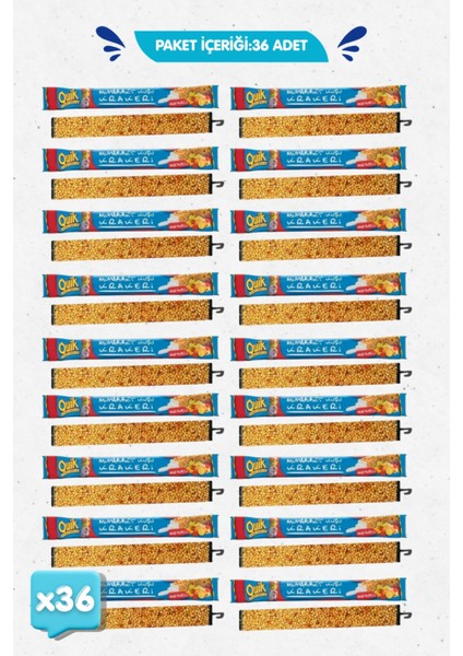 Meyveli Muhabbet Krakeri 36\'lı Set - Kutulu