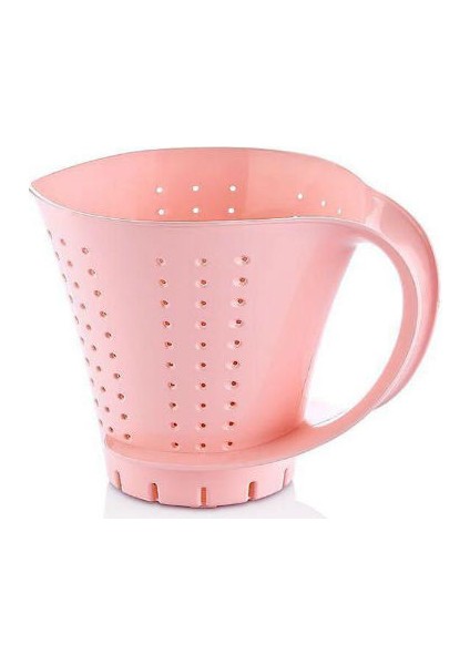 Sürahi Şeklinde Pirinç Yıkama Süzgeci + Kavisli Ince Kıl Mutfak Detaylı Temizlik Fırçası - 2li Set modelleri