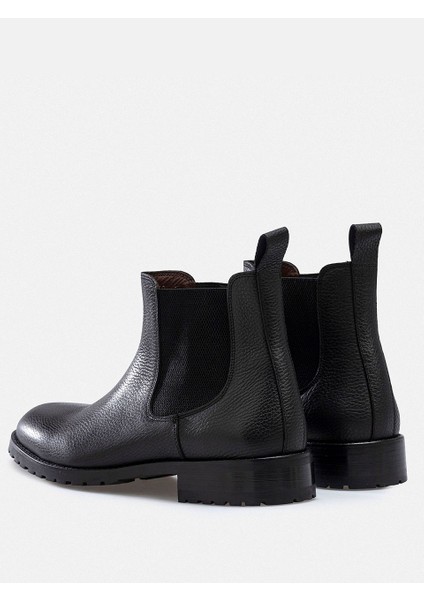 Ayakkabı Siyah Hakiki Floater Deri El Yapımı Chelsea Erkek Bot indirimleri