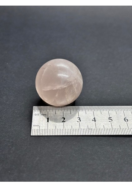 Pembe Kuvars Küre Doğaltaş