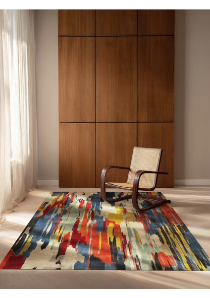 Artevo 01 Renkli Tasarım Modern Halı Salon Halısı Oturma Odası Yolluk Ince Yazlık Ev Oda Halısı fiyatları