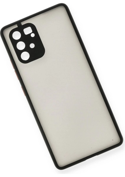 Samsung Galaxy A91 / S10 Lite Kılıf Montreal Silikon Kapak - Siyah modelleri