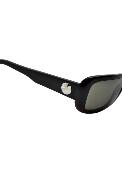 Niobe Square Bordo 18K Altın Vida Dekor Degrade Gri Kadın Güneş Gözlük indirimleri