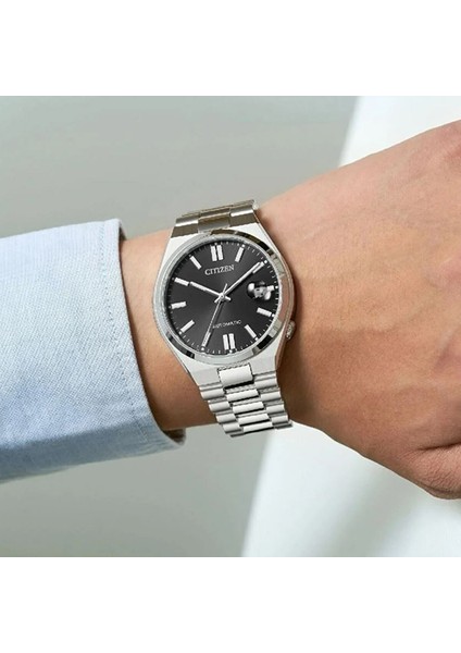 Tsuyosa Otomatik Erkek Kol Saati Safir Cam Paslanmaz Çelik fiyatları