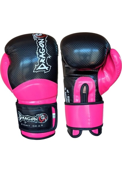 Carbon 5 Pembe Boks Eldiveni Kick Boks Muay Thai Eldiveni 3'lü Set ve Eldiven Taşıma Çantalı modelleri