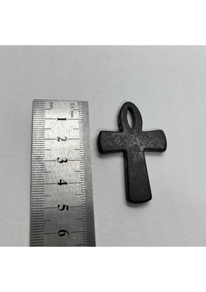 Şungit Doğaltaş Kolye Ucu Özgürlük Anahtarı fırsatları