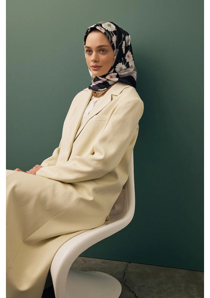 Twill Ipek Eşarp Botanik