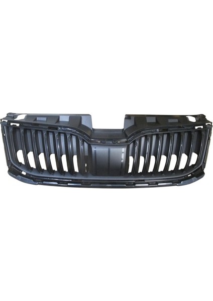 Skoda Octavia 17/19 Ön Panjur Si̇yah Ni̇kelaj Çıtasız (Üst Koruma Plasti̇ği̇ Ile Bi̇rli̇kte)(Tw)