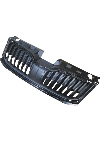 Skoda Octavia 17/19 Ön Panjur Si̇yah Ni̇kelaj Çıtasız (Üst Koruma Plasti̇ği̇ Ile Bi̇rli̇kte)(Tw) modelleri