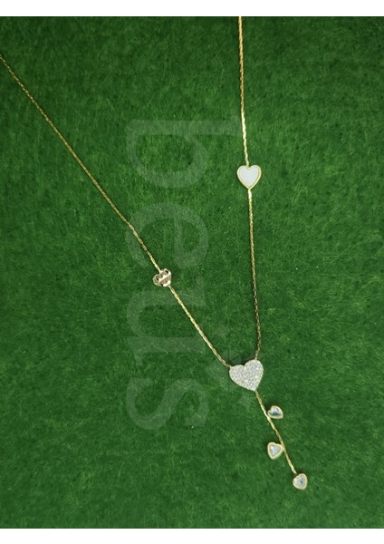- Zirkon Taşlı Kalp Lüks Çelik Kolye fiyatları