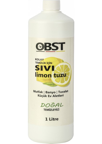 Obst Kolay Temizlik Için Sıvı Karbonat Mutfak Banyo Tuvalet Doğal Temizlik 1 Litre