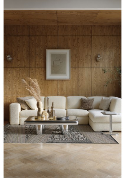 Haliç 302 Çizgili Halı Vintage Modern Halı Ince Halı Tasarım Halı Salon Halısı Koridor Halısı fiyatları