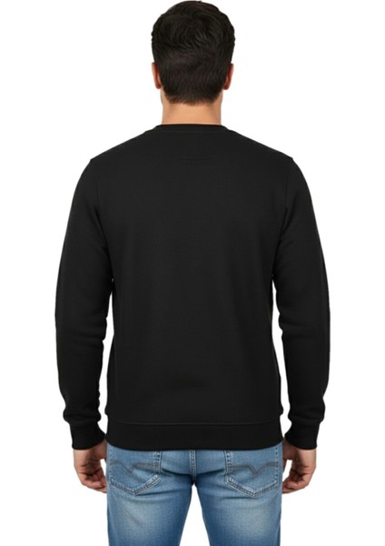 Erkek Sıfır Yaka Petek Doku Regular Fit Sweatshirt BGL-ST04950 fırsatları