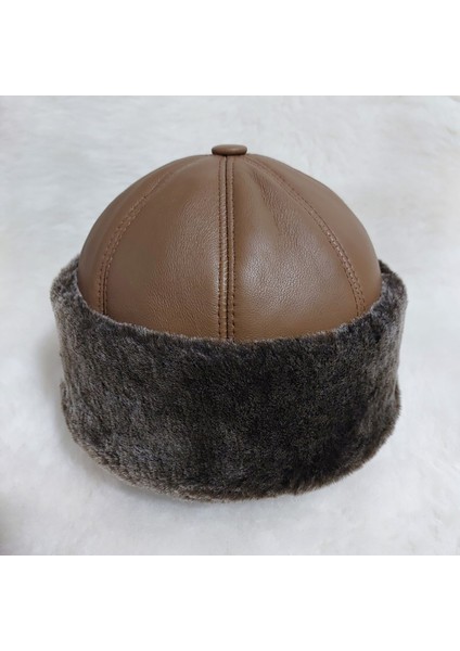 Taba Kahve Klasik Deri Börk