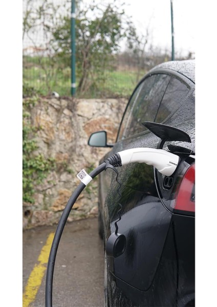 22KW (32A) Tip 2 Premium Elektrikli Araç Şarj Kablosu 5 Metre - Siyah, IP54 Suya Dayanıklı, Tüm Elektrikli Araçlarla Uyumlu indirimleri