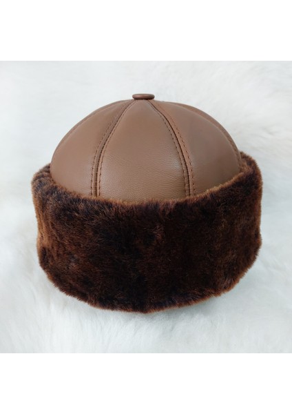 Kampanya Klasik Kahverengi Deri Börk