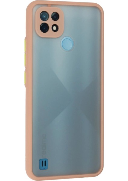 Realme C21 Kılıf Montreal Silikon Kapak - Pembe modelleri