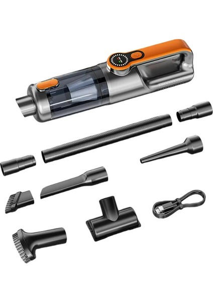 ST-126PLUS Yüksek Güçlü El Tipi Süpürge 18000PA Emme Gücü Şarj Edilebilir Numaratör Hediye