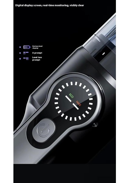 ST-126PLUS Yüksek Güçlü El Tipi Süpürge 18000PA Emme Gücü Şarj Edilebilir Numaratör Hediye indirimleri