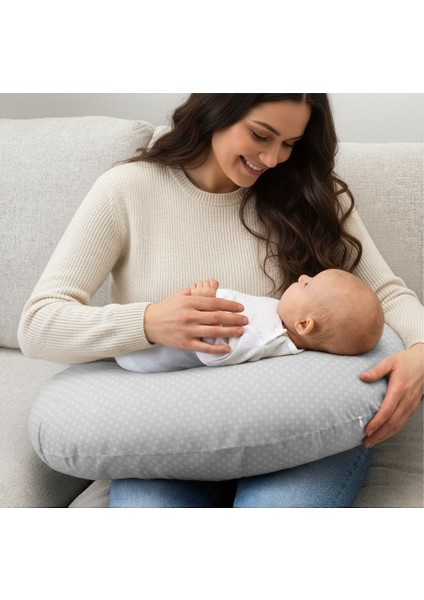 Emzirme Yastığı, Yıkanabilir Fermuarlı Bebek Destek Minderi, %100 Pamuk Hamile Destek Yastığı fiyatları