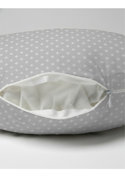 Emzirme Yastığı, Yıkanabilir Fermuarlı Bebek Destek Minderi, %100 Pamuk Hamile Destek Yastığı fırsatları