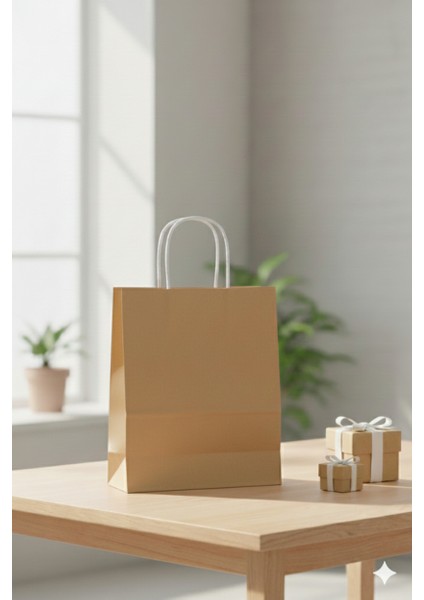 1.kalite Renkli Karton Çanta 20 Adet (-Her Renkten 5'er Adet-)