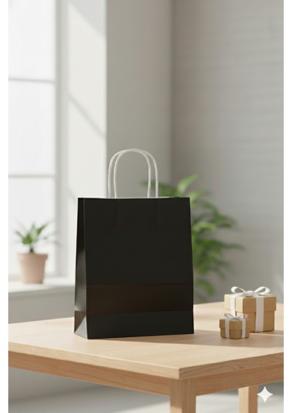 1.kalite Renkli Karton Çanta 20 Adet (-Her Renkten 5'er Adet-)