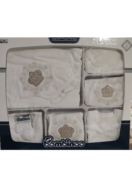 Nakışlı Taşlı Kaliteli 11 Li Hastane Çıkış Seti