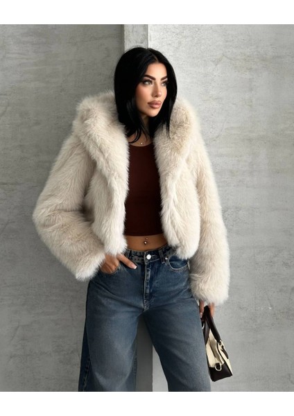 Premium Ithal Kapşonlu Muadil Model Harika Kürk