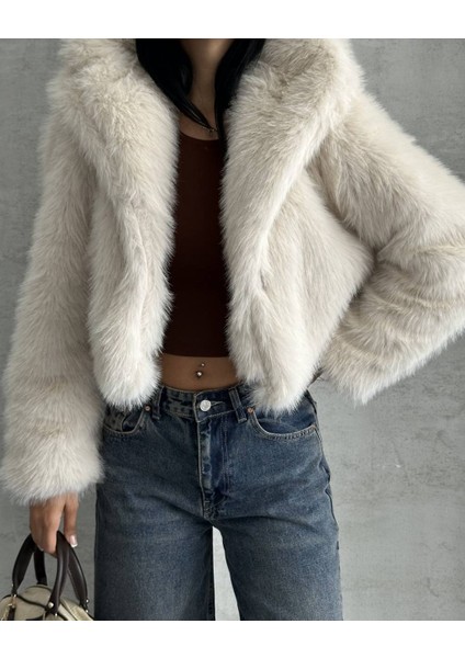 Premium Ithal Kapşonlu Muadil Model Harika Kürk