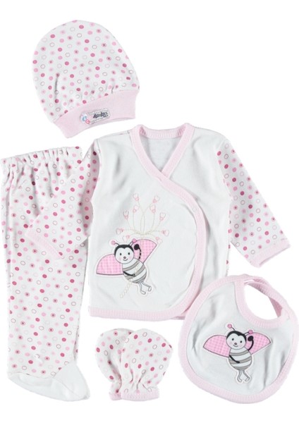 Kutulu 5 Li Zıbın Seti Hastane Çıkışı 0-3 Ay Pamuklu fiyatları