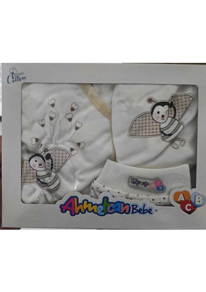 Kutulu 5 Li Zıbın Seti Hastane Çıkışı 0-3 Ay Pamuklu modelleri