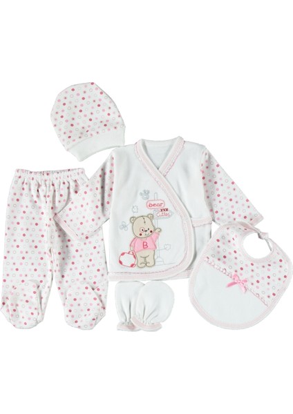 5 Li Zıbın Seti Hastane Çıkışı Pamuklu