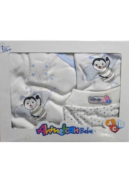 Kutulu 5 Li Zıbın Seti Hastane Çıkışı 0-3 Ay Pamuklu modelleri