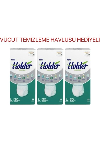 Hasta Bezi Külot Large(Büyük Boy) 90 Adet Vücut Temizleme Havlusu Hediyeli
