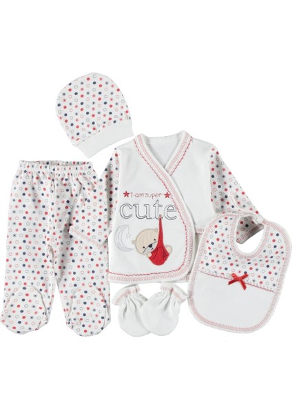 0-3 Aylık 5 Li Ayıcık Zıbın Seti Hastane Çıkış Seti %100 Pamuklu fiyatları